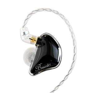 BASN Bmaster Triple Drivers in Ear Monitor Headphone (Black) | sound isolation iem with two detachable mmcx cables,carrying kit fit, ideal for audio engineer musician BASN Bmaster Triple Drivers in Ear Monitor Headphone (Black) | sound isolation iem with two detachable mmcx cables,carrying kit fit, ideal for audio engineer musician