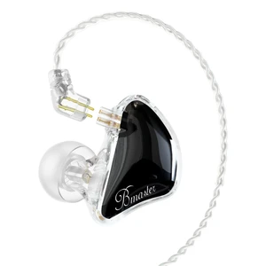 BASN Bmaster 2Pin Triple Drivers in Ear Monitor Headphones (Black) | professional in ear headphones with case, 2 detachable cables, for musicians studio stage BASN Bmaster 2Pin Triple Drivers in Ear Monitor Headphones (Black) | professional in ear headphones with case, 2 detachable cables, for musicians studio stage