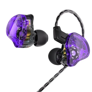 CCZ Yinyoo Melody in Ear Monitors Earphones Headphones Wired Earbuds without Microphone IEM HIFI Bass with 1DD 1BA, Ear fins, 4N OFC Cable for Musicians, Singer, on Stage, Studio (Purple, without mic) CCZ Yinyoo Melody in Ear Monitors Earphones Headphones Wired Earbuds without Microphone IEM HIFI Bass with 1DD 1BA, Ear fins, 4N OFC Cable for Musicians, Singer, on Stage, Studio (Purple, without mic)