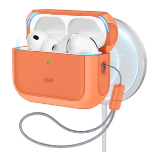 ESR for AirPods Pro 3 Case, Compatible with MagSafe, Orange | Compatible with AirPods Pro Case 3rd Generation (2025), Full Drop Protection Cover with Lanyard, Orbit Hybrid Series ESR for AirPods Pro 3 Case, Compatible with MagSafe, Orange | Compatible with AirPods Pro Case 3rd Generation (2025), Full Drop Protection Cover with Lanyard, Orbit Hybrid Series