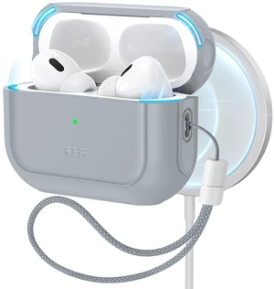 ESR for AirPods Pro 2 Case, Compatible with MagSafe, Gray | Compatible with Airpods Pro Case 2nd / 1st Generation (2023/2022/2019), Full Drop Protection Cover with Lanyard ESR for AirPods Pro 2 Case, Compatible with MagSafe, Gray | Compatible with Airpods Pro Case 2nd / 1st Generation (2023/2022/2019), Full Drop Protection Cover with Lanyard