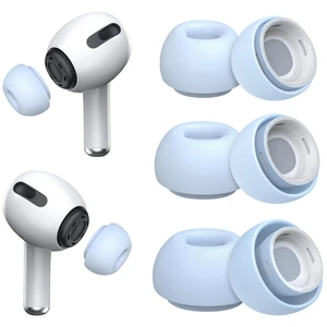 3 Pairs Replacement Ear Tips for AirPods Pro 2nd & 1st(S/M/L, Light Blue) | with Noise Reduction Hole, Silicone Ear Tips with Portable Storage Box, Fit in the Charging Case 3 Pairs Replacement Ear Tips for AirPods Pro 2nd & 1st(S/M/L, Light Blue) | with Noise Reduction Hole, Silicone Ear Tips with Portable Storage Box, Fit in the Charging Case