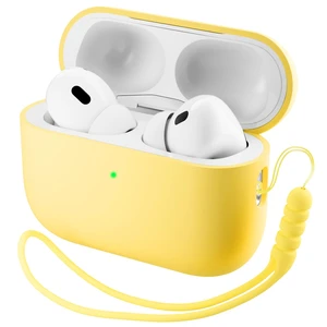 ORNARTO for AirPods Pro 3 Case, Hybrid Silicone, Buttercream Yellow | Hybrid Silicone Rubber, Front LED Visible, Wireless Charging, Skin-Friendly Soft Touch, Anti-Scratch, Detachable Lanyard ORNARTO for AirPods Pro 3 Case, Hybrid Silicone, Buttercream Yellow | Hybrid Silicone Rubber, Front LED Visible, Wireless Charging, Skin-Friendly Soft Touch, Anti-Scratch, Detachable Lanyard