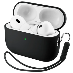 ORNARTO for AirPods Pro 3 Case, Hybrid Silicone, Black | Hybrid Silicone Rubber, Front LED Visible, Wireless Charging, Skin-Friendly Soft Touch, Anti-Scratch, Detachable Lanyard ORNARTO for AirPods Pro 3 Case, Hybrid Silicone, Black | Hybrid Silicone Rubber, Front LED Visible, Wireless Charging, Skin-Friendly Soft Touch, Anti-Scratch, Detachable Lanyard