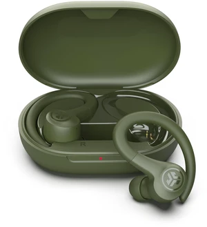 JLab Go Air Sport, Wireless Workout Earbuds Featuring C3 Clear Calling, Secure Earhook Sport Design, 32+ Hour Bluetooth Playtime, and 3 EQ Sound Settings (Green)
