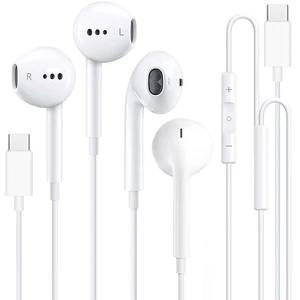 USB C Headphones Wired for iPhone 17/16, Type C Earphones with Microphone & Remote Noise Cancelling Earbuds for iPhone 16/15 Pro Max, iPad, Galaxy S23/S22/S21/S20, Pixel 7/6/5/4 USB C Headphones Wired for iPhone 17/16, Type C Earphones with Microphone & Remote Noise Cancelling Earbuds for iPhone 16/15 Pro Max, iPad, Galaxy S23/S22/S21/S20, Pixel 7/6/5/4