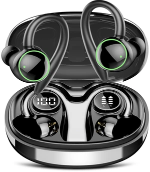 Wireless Earbuds, Bluetooth 5.4 Headphones Sport Over Ear Buds With ENC Mic | ENC Noise Cancelling Mic, 48H, Wireless Earphone With Earhooks, Stereo Deep Bass, IP7 Waterproof Headset for Workout Wireless Earbuds, Bluetooth 5.4 Headphones Sport Over Ear Buds With ENC Mic | ENC Noise Cancelling Mic, 48H, Wireless Earphone With Earhooks, Stereo Deep Bass, IP7 Waterproof Headset for Workout