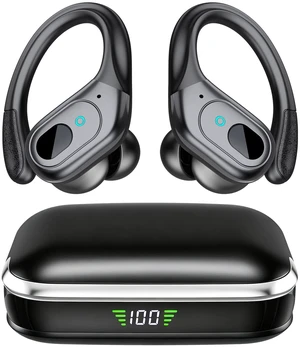 HILDCROA Wireless Earbuds, Sports Bluetooth Headphones, Running Headphones | 75Hrs Playtime Ear Buds with LED Power Display, Noise Canceling Headset, IPX7 Waterproof Earphones for Gym/Running/Workout HILDCROA Wireless Earbuds, Sports Bluetooth Headphones, Running Headphones | 75Hrs Playtime Ear Buds with LED Power Display, Noise Canceling Headset, IPX7 Waterproof Earphones for Gym/Running/Workout
