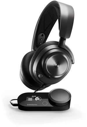 SteelSeries Arctis Nova Pro Multi-System Gaming Headset - Black | Premium Hi-Fi Drivers, Hi-Res Audio - 360° Spatial Audio - GameDAC Gen 2 - Stealth Retractable Mic - PC, PS5, PS4, Switch SteelSeries Arctis Nova Pro Multi-System Gaming Headset - Black | Premium Hi-Fi Drivers, Hi-Res Audio - 360° Spatial Audio - GameDAC Gen 2 - Stealth Retractable Mic - PC, PS5, PS4, Switch