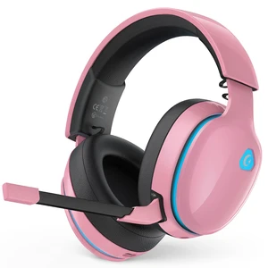 AOC 2.4GHz Wireless Gaming Headset for PS5, PS4, Switch, 45Hr, Blush Pink | Bluetooth 6.0 Gaming Headphones with Noise Canceling Mic, 7.1 Virtual Surround, Great for Fortnite & Call of Duty/FPS Gamers AOC 2.4GHz Wireless Gaming Headset for PS5, PS4, Switch, 45Hr, Blush Pink | Bluetooth 6.0 Gaming Headphones with Noise Canceling Mic, 7.1 Virtual Surround, Great for Fortnite & Call of Duty/FPS Gamers