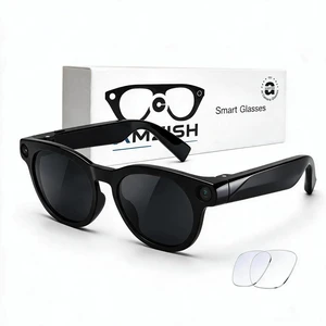 AI Smart Glasses with Camera, 8MP HD Bluetooth Camera Glasses for Women Men | 1080P Video Recording Sunglasses, Real Time Translation, Voice Assistant, Open Earbuds, Travel, Work, Vlog AI Smart Glasses with Camera, 8MP HD Bluetooth Camera Glasses for Women Men | 1080P Video Recording Sunglasses, Real Time Translation, Voice Assistant, Open Earbuds, Travel, Work, Vlog