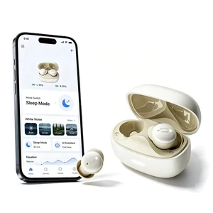 Sleep Earbuds for Side Sleepers with White Noise & Sleep Mode, ANC Noise Canceling Headphones for Sleeping, Ultra-Long Battery Mini Invisible Earbuds, Bluetooth 6.0 with Translation Function, Skin Sleep Earbuds for Side Sleepers with White Noise & Sleep Mode, ANC Noise Canceling Headphones for Sleeping, Ultra-Long Battery Mini Invisible Earbuds, Bluetooth 6.0 with Translation Function, Skin
