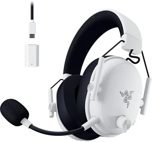 Razer BlackShark V3 Wireless PC Gaming Headset, 50mm Drivers, White | 10 ms Ultra-Low Latency, 50mm Drivers, 2.4 GHz, Bluetooth, Wired USB-C, Works with Mac, PS5, Nintendo Switch, Smartphone Razer BlackShark V3 Wireless PC Gaming Headset, 50mm Drivers, White | 10 ms Ultra-Low Latency, 50mm Drivers, 2.4 GHz, Bluetooth, Wired USB-C, Works with Mac, PS5, Nintendo Switch, Smartphone