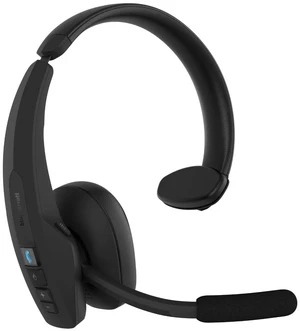 BlueParrott Pro B450 Bluetooth Headset | 98% noise canceling headset for professional drivers; eco-friendly brown box packaging; ANC, voice control, 45 hr talk time