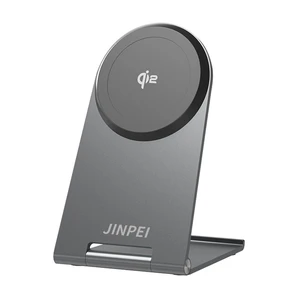 JINPEI 25W Magnetic Wireless Charger Stand, Qi2-Certified for iPhone 17/17/17 Pro/17 Pro Max/15/14/13, Galaxy S23 S22 S21(No AC Adapter) JWC-010B JINPEI 25W Magnetic Wireless Charger Stand, Qi2-Certified for iPhone 17/17/17 Pro/17 Pro Max/15/14/13, Galaxy S23 S22 S21(No AC Adapter) JWC-010B