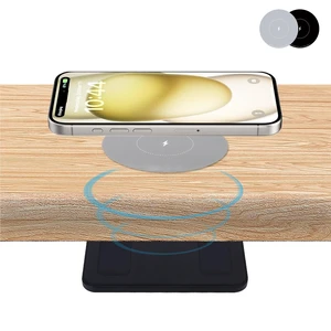 2-inch (50mm) NiiTTER Invisible Wireless Charger, Under Desk Wireless Charger, Under Counter Wireless Charging for iPhone 17/16/15/14/13/12/Wireless Phones(Adapter Included) 2-inch (50mm) NiiTTER Invisible Wireless Charger, Under Desk Wireless Charger, Under Counter Wireless Charging for iPhone 17/16/15/14/13/12/Wireless Phones(Adapter Included)