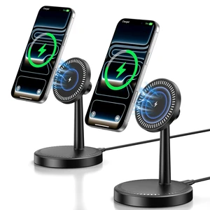 2-Pack Magnetic Wireless Charger for iPhone 18/17/16/15/14/13/12 Series | 15W Fast Magnetic Wireless Charging Stand for iPhone18 Pro/Pro Max/Duo /iPhone 17/16/15/14/13/12 Series and AirPods 2-Pack Magnetic Wireless Charger for iPhone 18/17/16/15/14/13/12 Series | 15W Fast Magnetic Wireless Charging Stand for iPhone18 Pro/Pro Max/Duo /iPhone 17/16/15/14/13/12 Series and AirPods