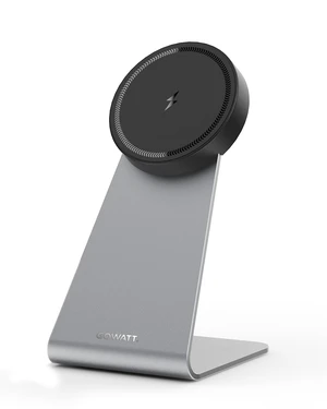GOWATT 25W Qi2.2 Magnetic Charger Stand MagSafe Compatible for iPhone | 360° Rotating Magnetic Design, Portrait & Landscape Viewing, Strong Hold, Aluminum Desktop Stand, Hands-Free Use, Pixelsnap GOWATT 25W Qi2.2 Magnetic Charger Stand MagSafe Compatible for iPhone | 360° Rotating Magnetic Design, Portrait & Landscape Viewing, Strong Hold, Aluminum Desktop Stand, Hands-Free Use, Pixelsnap