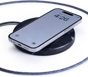 Einova Classic Stone Marble Wireless Charging Pad Designed in Italy, Integrated 6 ft USB-C Cable, Smartphones, Wireless Earbuds, Smartwatches Black Marquina Marble Einova Classic Stone Marble Wireless Charging Pad Designed in Italy, Integrated 6 ft USB-C Cable, Smartphones, Wireless Earbuds, Smartwatches Black Marquina Marble