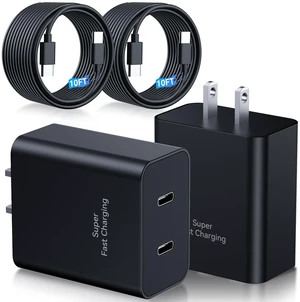 Samsung Charger Fast Charging,45W Dual USB C Samsung Android Phone Charger Super Fast USB C Samsung Charger Block,2Pack Dual Port Type C Wall Charger Adapter 10 FooT Samsung Charger Fast Charging Cord Samsung Charger Fast Charging,45W Dual USB C Samsung Android Phone Charger Super Fast USB C Samsung Charger Block,2Pack Dual Port Type C Wall Charger Adapter 10 FooT Samsung Charger Fast Charging Cord