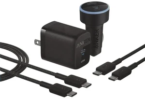 Anker 4-in-1 Charging Bundle with 45W PD Wall Charger, 67W 3-Port Car Charger, and USB-C to USB-C 3ft and 6ft Cables Anker 4-in-1 Charging Bundle with 45W PD Wall Charger, 67W 3-Port Car Charger, and USB-C to USB-C 3ft and 6ft Cables