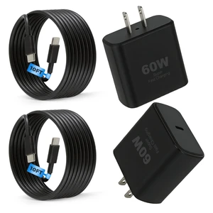 60W USB C Charger Fast Charging with 10Foot Extra Long USB C Charging Cable | 2Pack USBC Block with Charger Cord Type-C for Samsung Galaxy Z Fold8/Z Flip8/S26 Ultra/S26/S26+/S25 Ultra/S25/S24/S23/S22/ 60W USB C Charger Fast Charging with 10Foot Extra Long USB C Charging Cable | 2Pack USBC Block with Charger Cord Type-C for Samsung Galaxy Z Fold8/Z Flip8/S26 Ultra/S26/S26+/S25 Ultra/S25/S24/S23/S22/