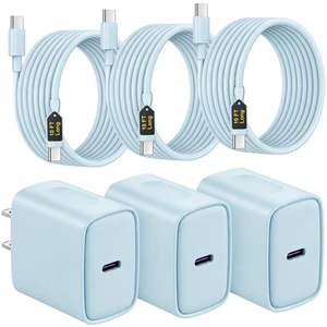 iPhone 18 17 16 15 Charger Fast Charging USB C Charger Type C Charger 3Pack | Extra Long 10 FT USB C Cable for iPhone Duo/18 18/Pro/18 Pro Max/17/17 Pro/17 Pro Max/16/16 Max/15 /Samsung