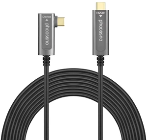 phoossno USB C to C Fiber Optical Cable USB 3.1Type C Angle Cable 10Gbps 33FT Compatible with Microsoft Azure Logitech Camera Aver &Vaddio & Barco ClickShare Touch Screen Kinect Intel RealSense phoossno USB C to C Fiber Optical Cable USB 3.1Type C Angle Cable 10Gbps 33FT Compatible with Microsoft Azure Logitech Camera Aver &Vaddio & Barco ClickShare Touch Screen Kinect Intel RealSense