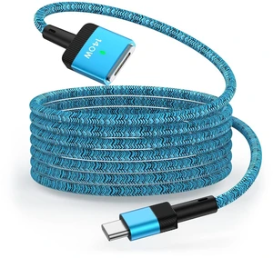 140W USB-C to MagSafe 3 Cable,6FT MacBook Air Charger Cord Fast Apple Charger Magnetic 3 Cable for MacBook Air M4 2025 15'' 13'',M3 2024, M2 2023, M2 2022,16" 14" Mac Book Pro M4 2024,M 2 2023,M1 2021 140W USB-C to MagSafe 3 Cable,6FT MacBook Air Charger Cord Fast Apple Charger Magnetic 3 Cable for MacBook Air M4 2025 15'' 13'',M3 2024, M2 2023, M2 2022,16" 14" Mac Book Pro M4 2024,M 2 2023,M1 2021