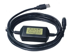 Washinglee Programming Cable Compatible for Allen Bradley PLC Micrologix 1000 1100 1200 1400 1500 Series, for 1761-CBL-PM02 Replacement, 6 FT Washinglee Programming Cable Compatible for Allen Bradley PLC Micrologix 1000 1100 1200 1400 1500 Series, for 1761-CBL-PM02 Replacement, 6 FT