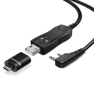 TNP FTDI USB Programming Cable with USB C Adapter for Baofeng Radio (3 FT) | Chirp-Compatible USB 2-Pin Cable for Btech, Radioddity and Wouxun Handheld Radios; Supports Windows, Mac and Linux TNP FTDI USB Programming Cable with USB C Adapter for Baofeng Radio (3 FT) | Chirp-Compatible USB 2-Pin Cable for Btech, Radioddity and Wouxun Handheld Radios; Supports Windows, Mac and Linux