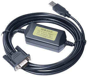 Washinglee CS1W-CIF31 Convert Cable, USB to RS232 Adapter Cable, Industrial Grade Quality, 5 FT Washinglee CS1W-CIF31 Convert Cable, USB to RS232 Adapter Cable, Industrial Grade Quality, 5 FT