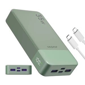 JUOVI Portable Charger 35W 20000mAh Power Bank | Fast Charging Portable Battery Pack with PD 3.0 & QC 4.0, Portable Power Bank for iPhone17/16/15 Series Galaxy Tablet etc JUOVI Portable Charger 35W 20000mAh Power Bank | Fast Charging Portable Battery Pack with PD 3.0 & QC 4.0, Portable Power Bank for iPhone17/16/15 Series Galaxy Tablet etc