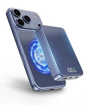 Magnetic Power Bank 26800mAh for Magsafe Portable Charger,Deep purple | Aluminum Alloy Large Capacity 20W USB-C in&Out Wireless Fast Charging for iPhone 18/17Pro Max/16/15/14/13/12 Series