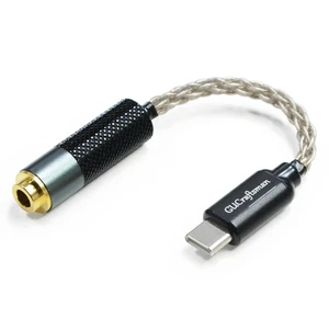 USB Type C to 4.4mm Balanced Female Portable HiFi Headphone Adapter 6N Single Crystal Silver Aux Audio Dongle Cable Cord to 4.4mm Jack Adapter for Android/Windows/MacOSX System Smartphone Laptop USB Type C to 4.4mm Balanced Female Portable HiFi Headphone Adapter 6N Single Crystal Silver Aux Audio Dongle Cable Cord to 4.4mm Jack Adapter for Android/Windows/MacOSX System Smartphone Laptop