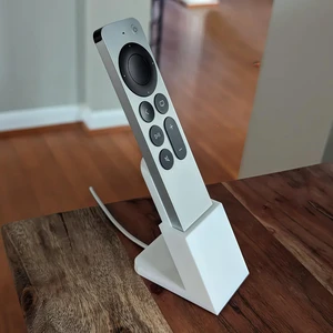 Charging Dock for Siri Remote 3rd Gen | Sleek Holder with Cable Management Solution (White) Charging Dock for Siri Remote 3rd Gen | Sleek Holder with Cable Management Solution (White)