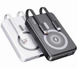 GUGOBOX for Magsafe Power Bank, 2-Pack 10000mAh Magnetic Portable Charger | 22.5W PD & 15W Wireless Fast Charging, Foldable Stand, Built-in Cables, Travel-Ready Power Bank for iPhone & Android GUGOBOX for Magsafe Power Bank, 2-Pack 10000mAh Magnetic Portable Charger | 22.5W PD & 15W Wireless Fast Charging, Foldable Stand, Built-in Cables, Travel-Ready Power Bank for iPhone & Android