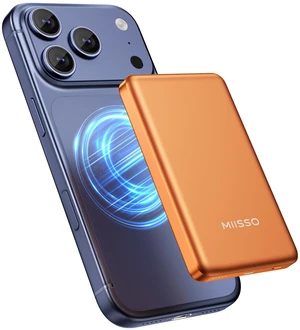 Miisso 25W Qi2.2 Magnetic Power Bank, 10000mAh Ultra-Slim Portable Charger|CCC Certified Magnetic Battery Pack, 25W USB-C PD, Travel Essential PowerBank, for iPhone 18 Pro/Pro Max/Duo & 17-12, Orange Miisso 25W Qi2.2 Magnetic Power Bank, 10000mAh Ultra-Slim Portable Charger|CCC Certified Magnetic Battery Pack, 25W USB-C PD, Travel Essential PowerBank, for iPhone 18 Pro/Pro Max/Duo & 17-12, Orange