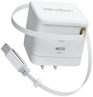 65W GaN Retractable USB C Fast Charger Wall Plug with Dual USB-C Ports | Built-in 2.3ft cable, foldable plug for MacBook Air/Pro, iPad, iPhone 17/16, Galaxy S25/S24, Pixel 10 & Laptops 65W GaN Retractable USB C Fast Charger Wall Plug with Dual USB-C Ports | Built-in 2.3ft cable, foldable plug for MacBook Air/Pro, iPad, iPhone 17/16, Galaxy S25/S24, Pixel 10 & Laptops