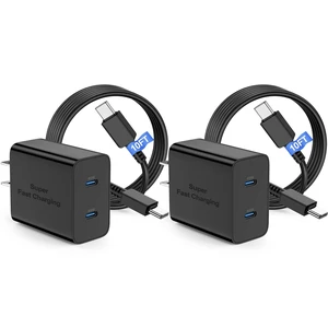 45W Dual Port Super Fast Charger with Long USB C to C Cable 10ft,Type C Wall Charger Block and Android Phone Charging Cord for Samsung Galaxy S26 Plus/S25 Ultra/S25+/S24+/S23+/S22+/S21/S20/Note 20/10+ 45W Dual Port Super Fast Charger with Long USB C to C Cable 10ft,Type C Wall Charger Block and Android Phone Charging Cord for Samsung Galaxy S26 Plus/S25 Ultra/S25+/S24+/S23+/S22+/S21/S20/Note 20/10+