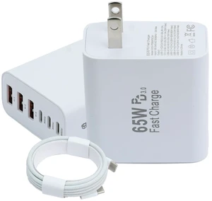 USB C Super Fast Charger Block, 65W USB C Wall Charger Plug, 6-Port 65W Type C Phone Charging Cubes Multiport Power Adapter for iPhone 17/16/15/14/13/12 Series,Galaxy S26/S25 Ultra,iPad,Mac Book USB C Super Fast Charger Block, 65W USB C Wall Charger Plug, 6-Port 65W Type C Phone Charging Cubes Multiport Power Adapter for iPhone 17/16/15/14/13/12 Series,Galaxy S26/S25 Ultra,iPad,Mac Book