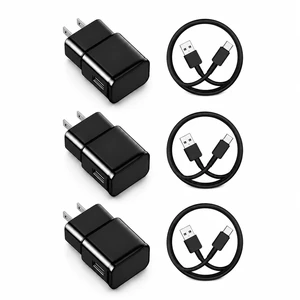 for Samsung Galaxy S10/S9/S8 3 Pack Adaptive Charger with USB C Cable 6FT | USB Type C Fast Charging Cables for Galaxy S10e/S20/S21/Note 8/9/10/20/A70/A50/A51/A52/A42/A32/A13/A12 Ultra Plus, 6FT Black for Samsung Galaxy S10/S9/S8 3 Pack Adaptive Charger with USB C Cable 6FT | USB Type C Fast Charging Cables for Galaxy S10e/S20/S21/Note 8/9/10/20/A70/A50/A51/A52/A42/A32/A13/A12 Ultra Plus, 6FT Black