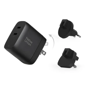 Native Union Fast GaN Charger PD 67W Ultra-Compact Multi-Device Power Delivery Enabled USB-C Charger Up to 67W for MacBook Pro, iPads, iPhones, Pixel, Galaxy & Other Type-C Devices (Black) Native Union Fast GaN Charger PD 67W Ultra-Compact Multi-Device Power Delivery Enabled USB-C Charger Up to 67W for MacBook Pro, iPads, iPhones, Pixel, Galaxy & Other Type-C Devices (Black)