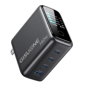 GISUONE 140W GaN USB-C Smart Charger, 4-Port Compact Foldable Fast Charging for MacBook Pro/Air, iPad Pro, iPhone, Galaxy, Pixel 10/9, Steam Deck, Pixelbook & More GISUONE 140W GaN USB-C Smart Charger, 4-Port Compact Foldable Fast Charging for MacBook Pro/Air, iPad Pro, iPhone, Galaxy, Pixel 10/9, Steam Deck, Pixelbook & More
