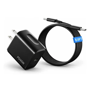 45W GaN USBC MacBook Neo Protable Replacement Charger with 6.6FT USBC Cable | PPS GaN Compact Charger with 6.6FT (3A/45W) USB-C to USB-C Cable for MacBook Neo(A3404) 45W GaN USBC MacBook Neo Protable Replacement Charger with 6.6FT USBC Cable | PPS GaN Compact Charger with 6.6FT (3A/45W) USB-C to USB-C Cable for MacBook Neo(A3404)