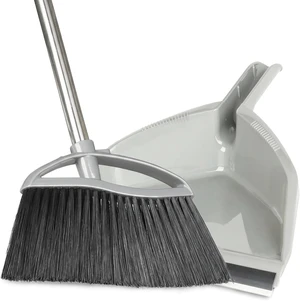 Soft Bristle Broom and Dustpan Set, Long Handle for Indoor Floor, Hardwood
Angled Broom Reach Corners and Cabinets, Rubber Lip Traps Fine Dust. Perfect for Tile, Office, Kitchen. Soft Bristle Broom and Dustpan Set, Long Handle for Indoor Floor, Hardwood
Angled Broom Reach Corners and Cabinets, Rubber Lip Traps Fine Dust. Perfect for Tile, Office, Kitchen.