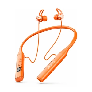 Bluetooth 5.4 Neckband Earbuds, Wireless Sports Headphones with Mic, 30H Playtime, IPX5 Sweatproof, Deep Bass, Fast Pairing for Running Gym Workout Commute (Orange) Bluetooth 5.4 Neckband Earbuds, Wireless Sports Headphones with Mic, 30H Playtime, IPX5 Sweatproof, Deep Bass, Fast Pairing for Running Gym Workout Commute (Orange)