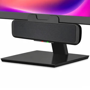 CA-2890 USB Speaker Bar, 10W, Clip-On Monitor Mount Design | Compact speaker bar for PC and Mac; Play and Pause Buttons; LED Status Light; Plug-and-Play CA-2890 USB Speaker Bar, 10W, Clip-On Monitor Mount Design | Compact speaker bar for PC and Mac; Play and Pause Buttons; LED Status Light; Plug-and-Play