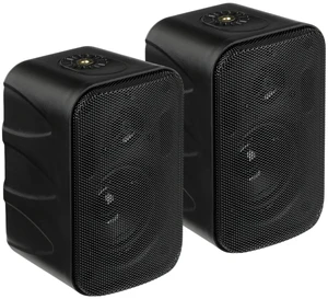 3.5 inch Outdoor Speakers Wired, Waterproof Wall Mount Speakers, Ideal for for Patio, Poolside, Garage, Pair, Balck 3.5 inch Outdoor Speakers Wired, Waterproof Wall Mount Speakers, Ideal for for Patio, Poolside, Garage, Pair, Balck