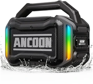 Speakers Bluetooth Wireless: 80W(Peak) Loud Speaker with Bass | 20H, Rugged, IPX6 Waterproof, Large Jobsite Speakers for Work, Outdoor, Workshop, Garage - Portable Handle with TWS (Black) Speakers Bluetooth Wireless: 80W(Peak) Loud Speaker with Bass | 20H, Rugged, IPX6 Waterproof, Large Jobsite Speakers for Work, Outdoor, Workshop, Garage - Portable Handle with TWS (Black)